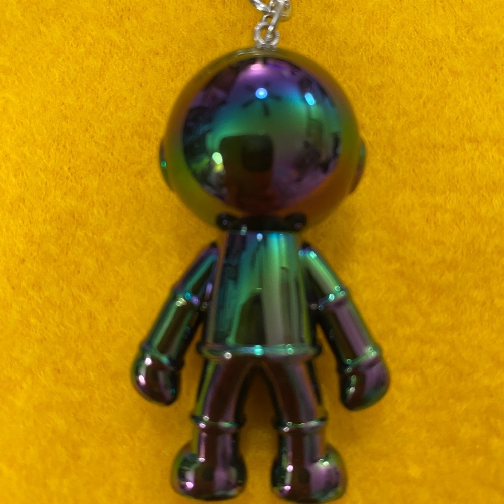 3D Astronaut Keychain  Robot Spaceman Keyring - Picture 6 of 7